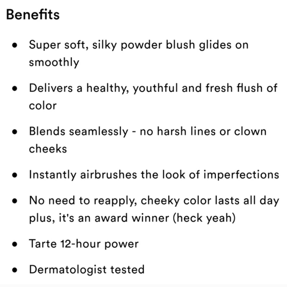 MINI TARTE AMAZONIAN CLAY 12-HOUR BLUSH. - Picture 6 of 8